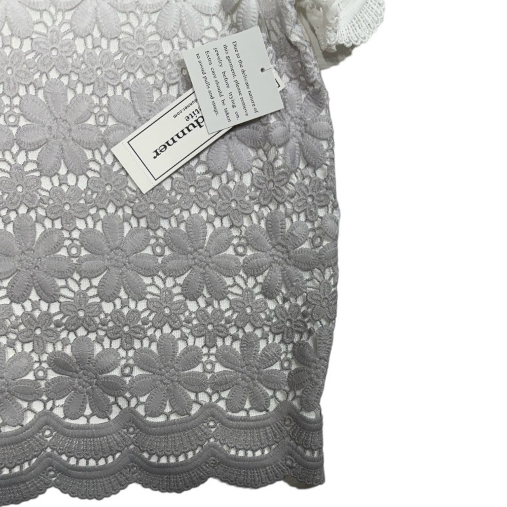 Alfred Dunner size PXL white and gray ombré shirt NWT, never before worn! - Picture 3 of 10
